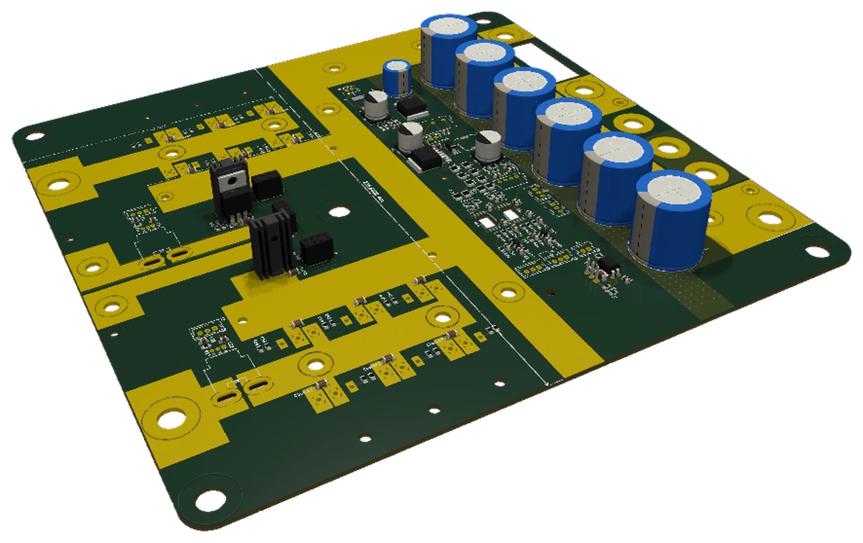 Papan daya motor DC 5 kW